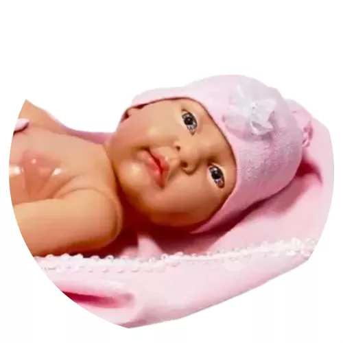 Boneca Bebê Reborn Anjo Com Macacão e Acessórios Coleção