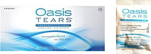 35 Viales Oasis Tears Gotas Libre De Conservantes Lubricant
