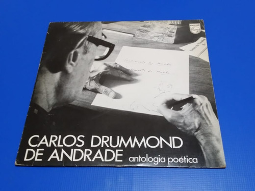 Lp Carlos D. De Andrade - Antologia Poética (dupl/excelente) (Usado)