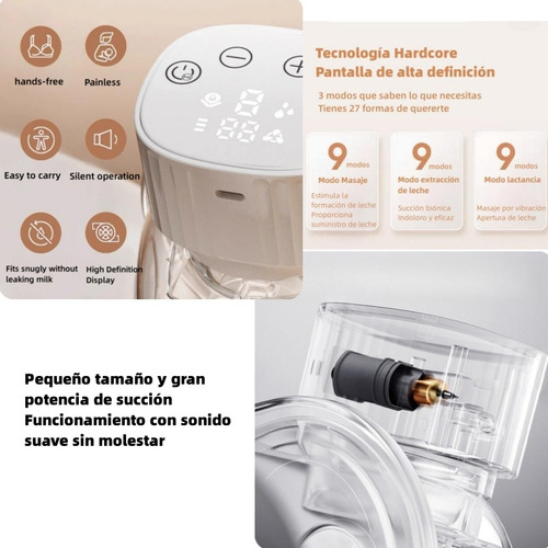 Extractor De Leche Eléctrico Portátil Portátil E Invisible