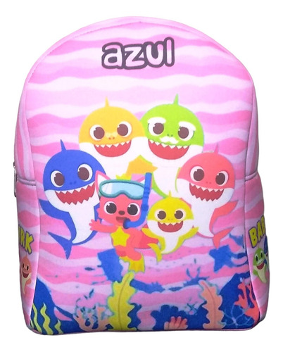 Mochila Infantil Personalizada Baby Shark