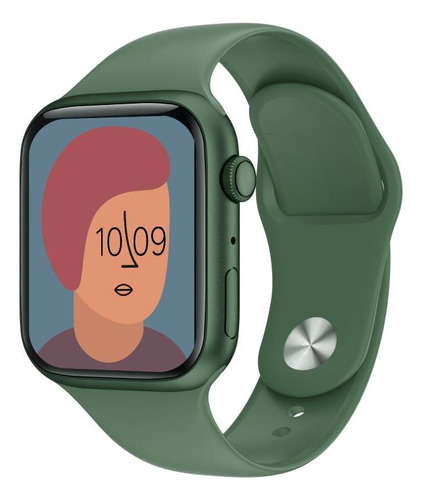 Reloj Smartwatch Foxbox Quark Ion 1.8' Bluetooth - Cover Co Color de la caja Negro Color de la malla Verde Color del bisel Verde