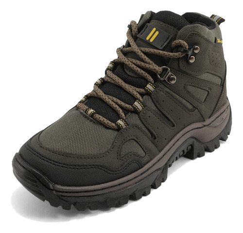 Bota Hombre Outdoor Negro Tellenzi 7-182