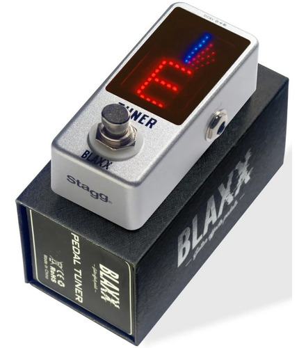 Pedal Afinador Mini Stagg Bx Tuner Cromatico Guitarra Bajo