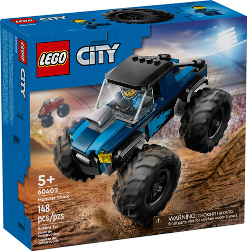Lego City Carro Monstruo Azul Cantidad de piezas 148