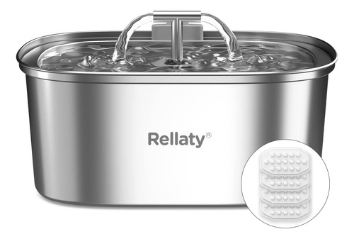 Rellaty Fuente De Agua Para Gatos - Fuente De Agua Automátic
