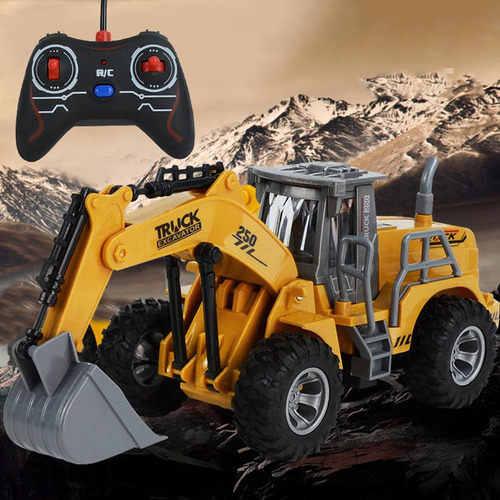 2,4g Mini Vehículo De Construcción Con Excavador