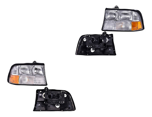 Set Faros Delanteros Depo Gmc Sonoma 1998 - 2004