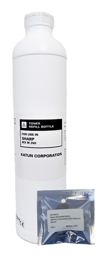 Recarga Toner Y Chip Mxm260 264 Sharp 312nt Katun  