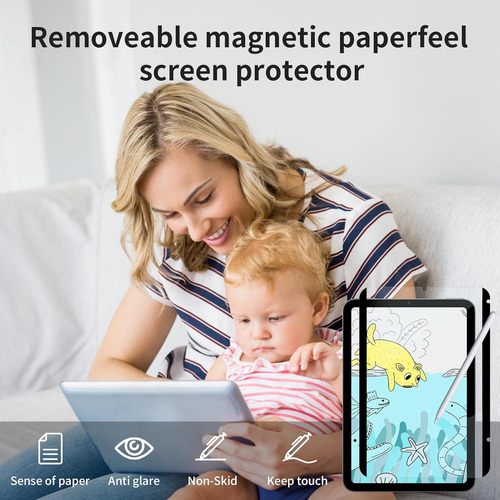 Protector De Pantalla Para iPad Mini 6 Y 7 Magnetico