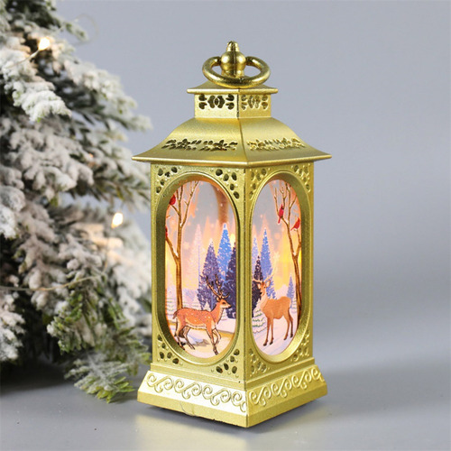 Faroles De Navidad Led Con Forma De Muñeco De Nieve De Alce