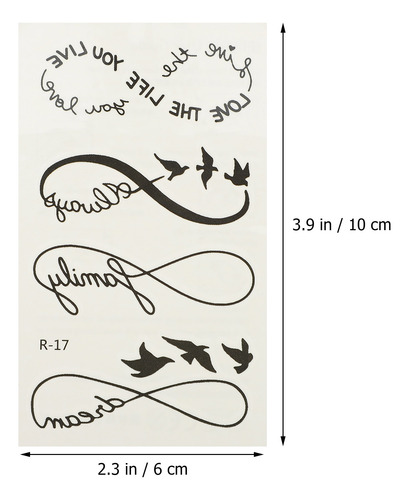 Pegatinas De Tatuaje Totem Tattoo Con Flores, 60 Hojas