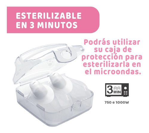Imagen 6 de 10 de Pezonera Silicona Skintoskin S-m M-l