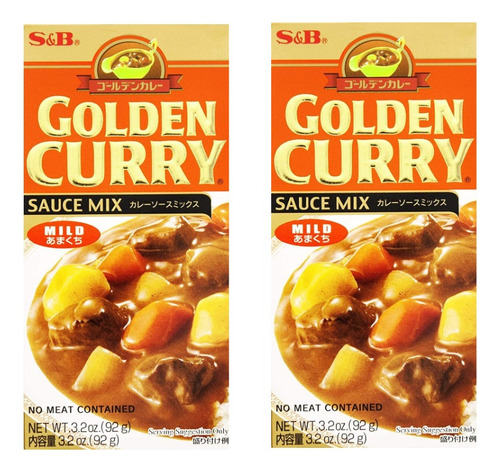 S&b Golden Curry Suave / Mild Hot 92 Gramos Japones 2 Piezas