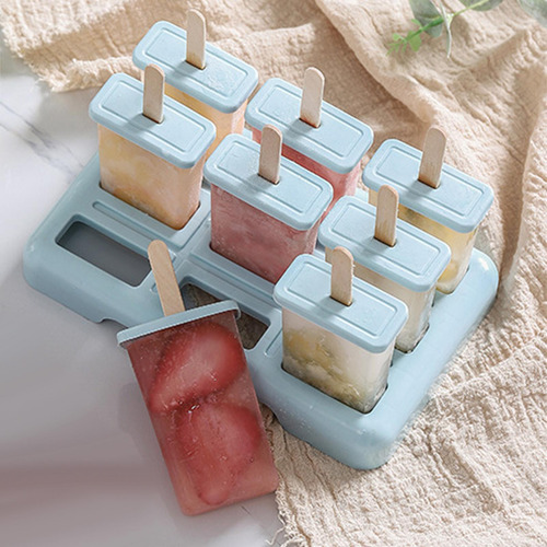 9 Moldes Para Paletas Con Palitos Reutilizable Ice Lolly Sti