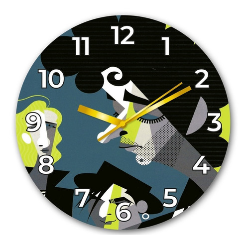 Reloj De Pared Caricatura Soda Stereo