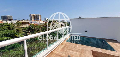 Imagem 6 de 15 de Cobertura Duplex Luxo 227m² Na Rua João Gilberto, Jardim Oceânico Barra Da Tijuca - Reco30016