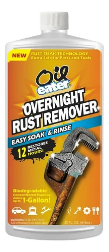 Removedor De Óxido Oil Eater - Fácil Y Seguro Para Herramien