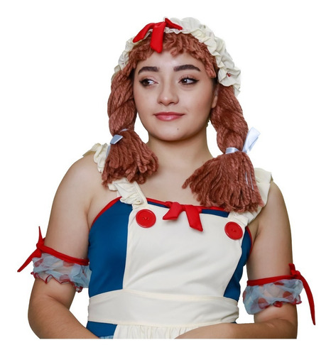 Disfraz Muñeca De Trapo Clasico Con Accesorios Dama