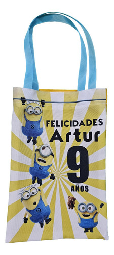 20 Dulceros Minion  Personalizados Fiesta Infantil