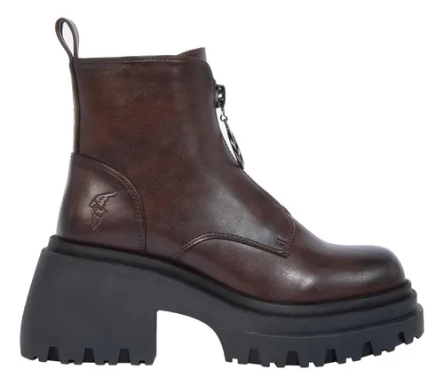 comprar Bota Moto Suela Track Cierre Goodyear Cafe Mujer 2535
