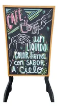 Comprar Pizarra Pizarron Cartel Comercio Diseño Personalizado Doble
