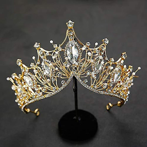 Corona Barroca De Reina, Tiaras De Boda Con Diamantes De Imi