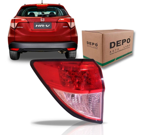 Lanterna Traseira Hr-v Hrv 2015 2016 2017 Canto Led