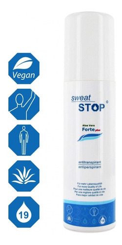 Imagen 1 de 1 de Sweatstop® Aloe Vera Forte Plus Spray Corporal - Sudoración