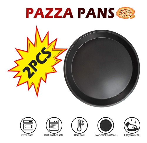 Plato De Pizza De Metal Para Horno, Redondo, Modelo De Pizza