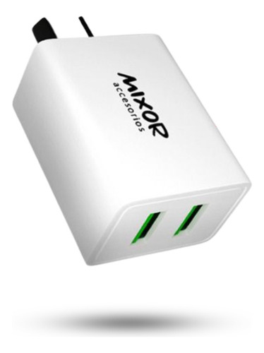 Cargador Mixor Multimarcas Tipo C Turbo 2 Usb 3.1a Lote X10