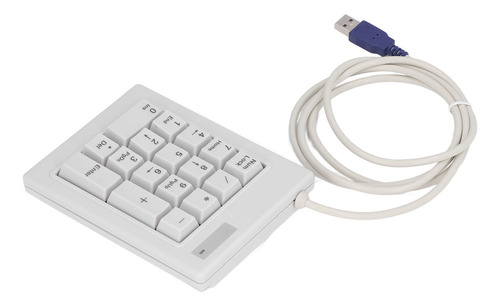 Teclado Numérico Mecânico, 17 Teclas, Ação Linear, Usb, Com