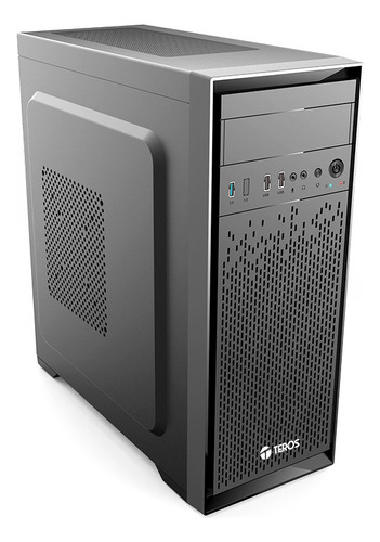 Case Teros Te-1166n Mid Tower Atx 600w Real Negro