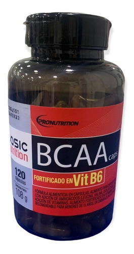 Bcaa Fortificado En B6 120 Capsulas Pronutrition 