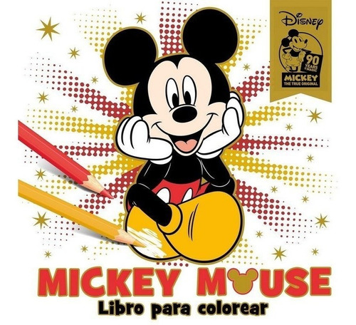 Mickey Mouse Libro Para Colorear Especial 90 Aniversario ...