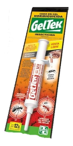 Jeringa Mata Hormigas Gel Geltek 12gr Original