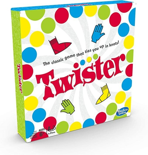 Twister Clasico Hasbro Gaming Para 2 O Mas Jugadores