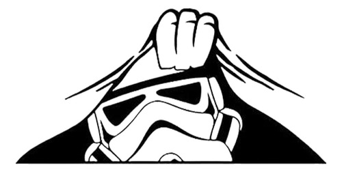 Sticker De Vinil Para Carro Cristal  Stormtrooper Star Wars