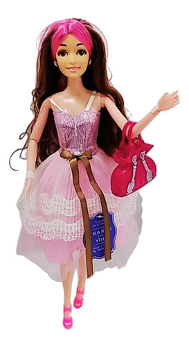 Fuqier Muñeca Articulada 30cm Princesa Con Vestidos Acces Ed