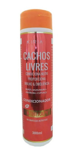 Condicionador Cachos Livres Com Mix De Manteigas Nutritivas
