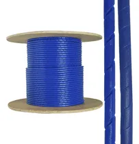 Comprar 400m Guaina Espiral Tube Cabo Drop 6,2mm Azul Fibra Optica