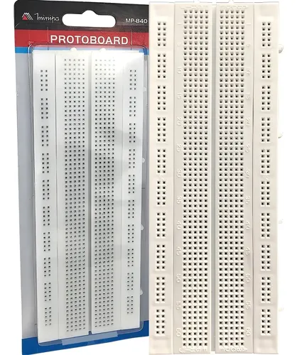 Protoboard Plástico Com 840 Furos Minipa Mp-840 | MercadoLivre