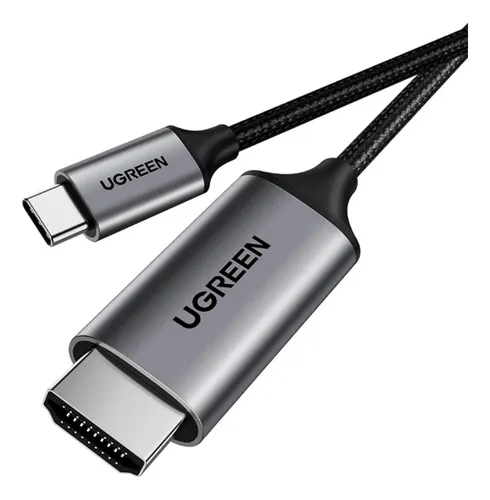 Cable De Video Ugreen Mm142 Usb-c A Hdmi 4k 60hz 1.5m Gris