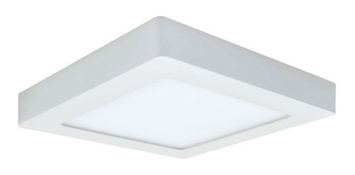 Imagen 1 de 3 de Plafon Led 24 Watts Cuadrado Frio 6000k Macroled