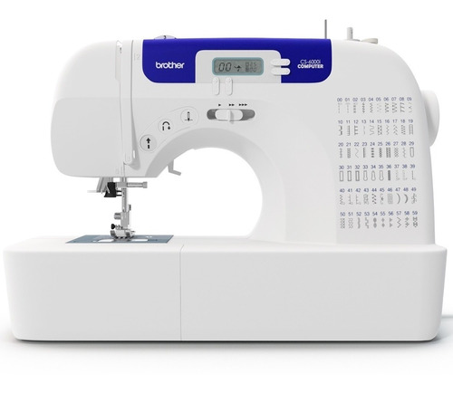 Máquina de coser recta Brother CS6000I portable blanca 110V
