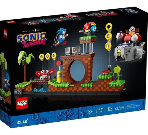 Lego Sonic The Hedgehog Green Hill Zone 21331 Cantidad de piezas 1125