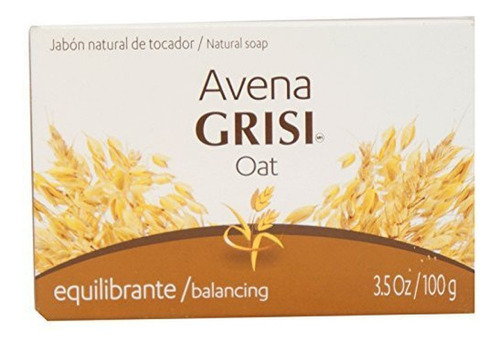 Jabon En Barra Jabón De Avena Natural Avena Grisi Equilibra