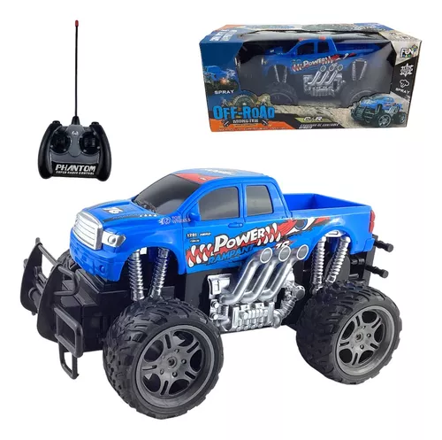 Carrinho Controle Remoto Carro Rock 4X4 Solta Fumaça Luz no Shoptime