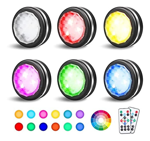 Luces De Disco Que Cambian De Color Con Control Remoto, Leas