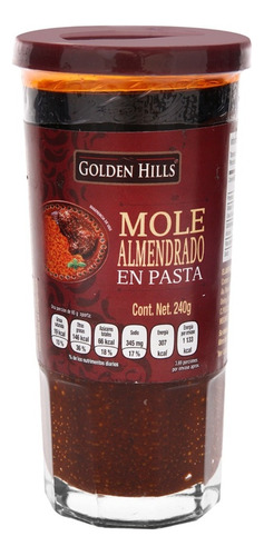 Mole Almendrado En Pasta Golden Hills 240 Grs